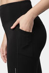 Enamor Anti Odour Skin Fit Pant - Jet Black Reflective Graphic — thumbnail 5