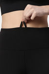 Enamor Anti Odour Skin Fit Pant - Jet Black Reflective Graphic — thumbnail 6