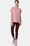 Enamor Relaxed Top - Dusty Rose Melange — thumbnail 4