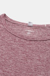 Enamor Anti Microbial Relaxed Top - Burgundy Mel W Matrix Ref — thumbnail 9