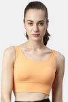 Enamor Medium Impact Sports Bra - Salmon — thumbnail 1