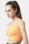 Enamor Medium Impact Sports Bra - Salmon — thumbnail 2