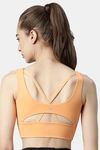 Enamor Medium Impact Sports Bra - Salmon — thumbnail 3