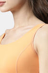 Enamor Medium Impact Sports Bra - Salmon — thumbnail 7