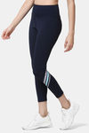 Enamor Hugged Leggings - Navy W Stripe Graphic — thumbnail 2