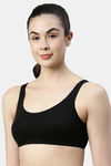 Enamor Low Impact Sports Bra - Black — thumbnail 2