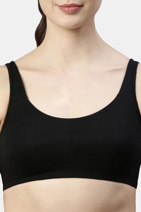 Enamor Low Impact Sports Bra - Black — image 4