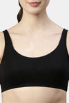 Enamor Low Impact Sports Bra - Black — thumbnail 4