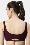 Enamor Low Impact Sports Bra - Grapewine — thumbnail 3