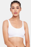 Enamor Low Impact Sports Bra - White — thumbnail 1