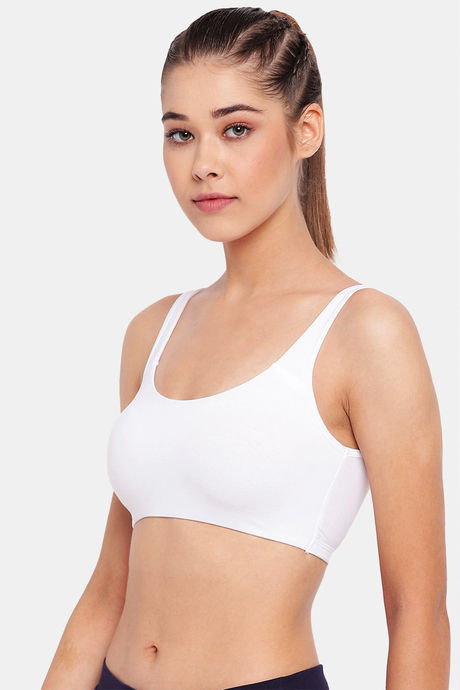 Enamor Low Impact Sports Bra - White — image 2