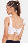 Enamor Low Impact Sports Bra - White — thumbnail 3