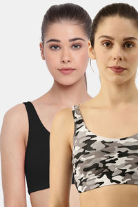 Camo Print Black
