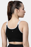 Enamor Medium Impact Sports Bra - Greymelange — thumbnail 3