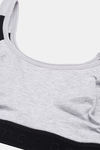 Enamor Medium Impact Sports Bra - Greymelange — thumbnail 7