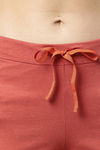 Enamor Cotton Blend Loungewear Bottom - Brick Melange — thumbnail 6