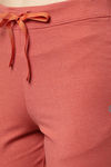 Enamor Cotton Blend Loungewear Bottom - Brick Melange — thumbnail 8