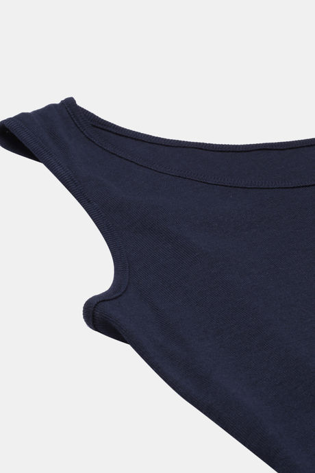 Enamor Cotton Loungewear Top - Navy — image 8