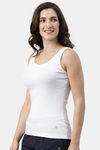 Enamor Cotton Loungewear Top - White — thumbnail 2