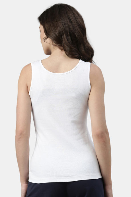 Enamor Cotton Loungewear Top - White — image 3