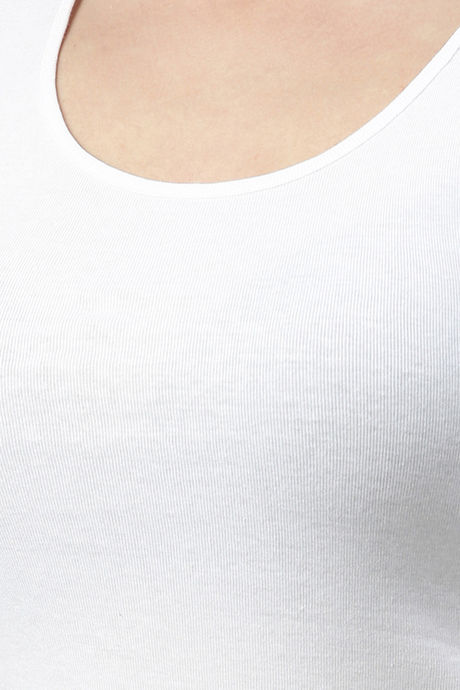 Enamor Cotton Loungewear Top - White — image 5
