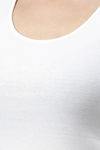 Enamor Cotton Loungewear Top - White — thumbnail 5