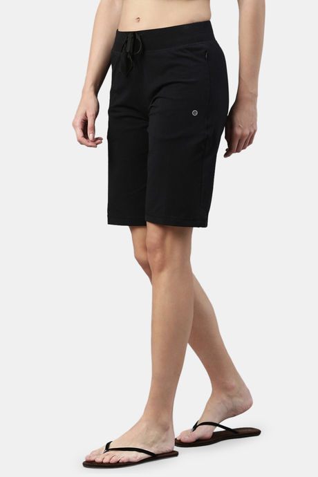 Enamor Cotton Blend Short - Jet Black — image 2