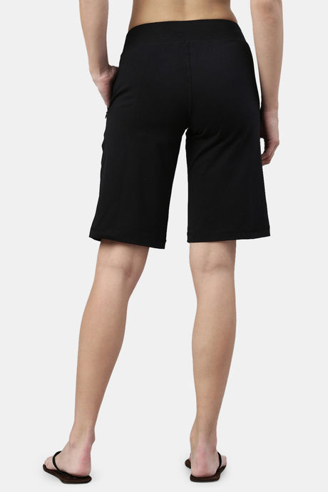 Enamor Cotton Blend Short - Jet Black — image 3
