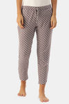 Enamor Viscose Loungewear Bottom - Ajrak Aop Umber Combo — thumbnail 1