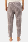 Enamor Viscose Loungewear Bottom - Ajrak Aop Umber Combo — thumbnail 3
