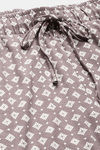 Enamor Viscose Loungewear Bottom - Ajrak Aop Umber Combo — thumbnail 5