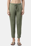 Enamor Viscose Loungewear Bottom - Block Aop Pickle Combo — thumbnail 1