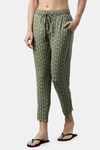 Enamor Viscose Loungewear Bottom - Block Aop Pickle Combo — thumbnail 2