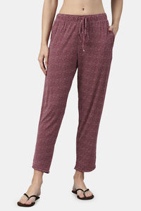 Burgundy Kantha Aop