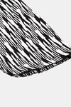 Enamor Viscose Loungewear Bottom - Geo Ikat Aop Black Combo — thumbnail 7