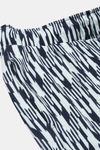 Enamor Viscose Loungewear Bottom - Geo Ikat Aop Ice Blue Combo — thumbnail 8