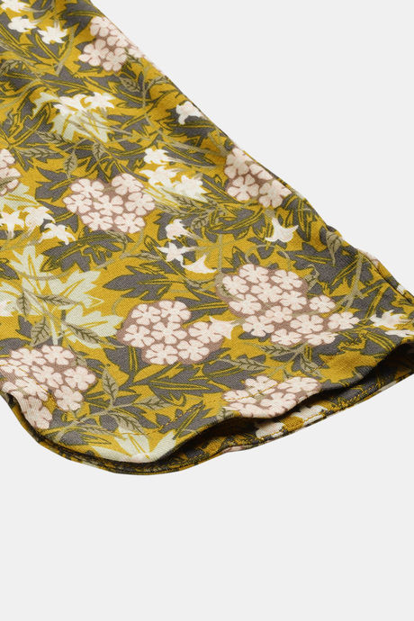 Enamor Viscose Loungewear Bottom - Jungle Aop Mustard Combo — image 7
