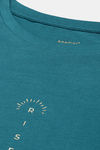 Enamor Cotton Loungewear Dress - Green Stone Rise Graphic — thumbnail 8