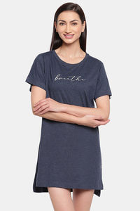 Navy Melange W Breathe