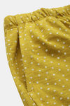Enamor Cotton Shorts - Square Ditsy Mustard Combo — thumbnail 6