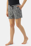 Enamor Cotton Shorts - Stroke Aop Blue Combo — thumbnail 2