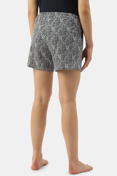 Enamor Cotton Shorts - Stroke Aop Blue Combo — image 3