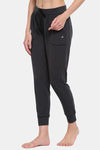 Enamor Cotton Blend Loungewear Bottom - Charcoalmelange — thumbnail 2