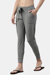Enamor Cotton Blend Loungewear Bottom - Mediumgrey Melange — thumbnail 3