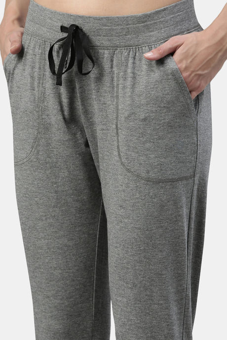 Enamor Cotton Blend Loungewear Bottom - Mediumgrey Melange — image 5
