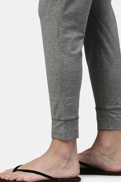 Enamor Cotton Blend Loungewear Bottom - Mediumgrey Melange — image 6