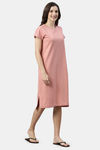 Enamor Cotton Loungewear Dress - Rouge Love — thumbnail 3