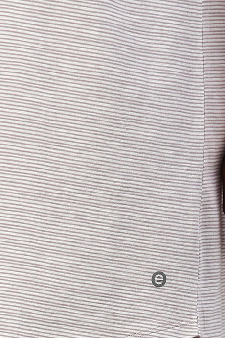 Enamor Cotton Loungewear Dress - Mauve Pink Strp Sleepy Graphic — image 5