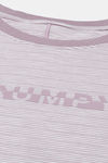 Enamor Cotton Loungewear Dress - Mauve Pink Strp Sleepy Graphic — thumbnail 7