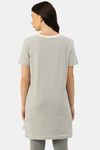 Enamor Polyester Cotton Loungewear Top - Blackivory Yd Stripe — thumbnail 3